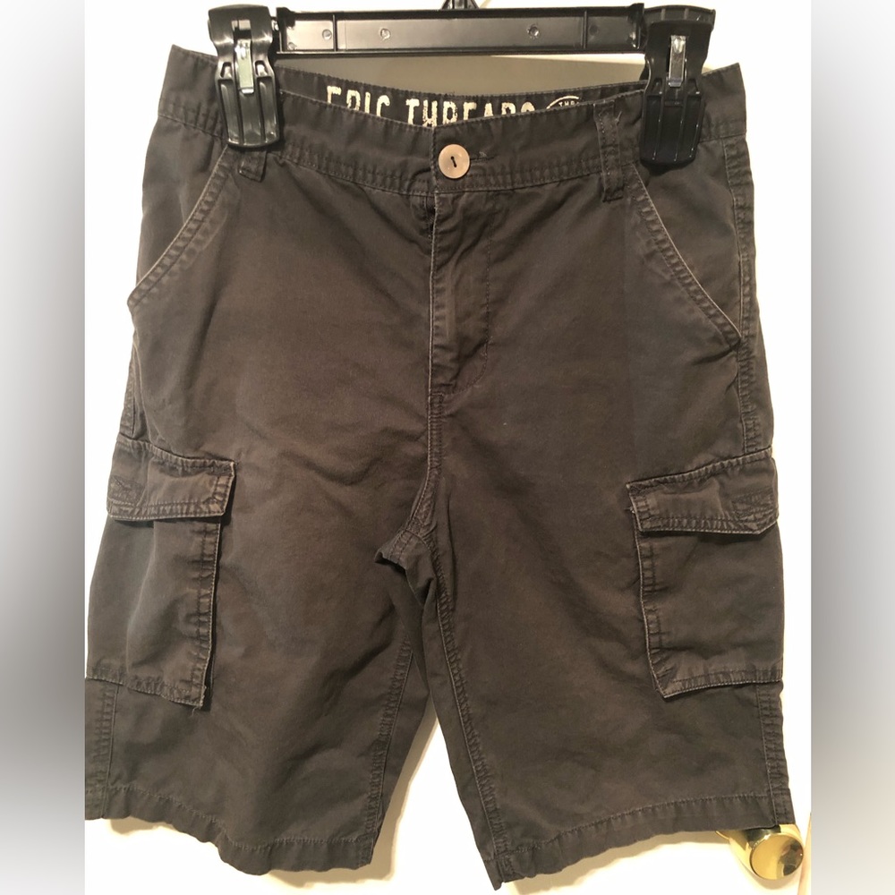 EPIC THREADS Boys black shorts. Size 14.
